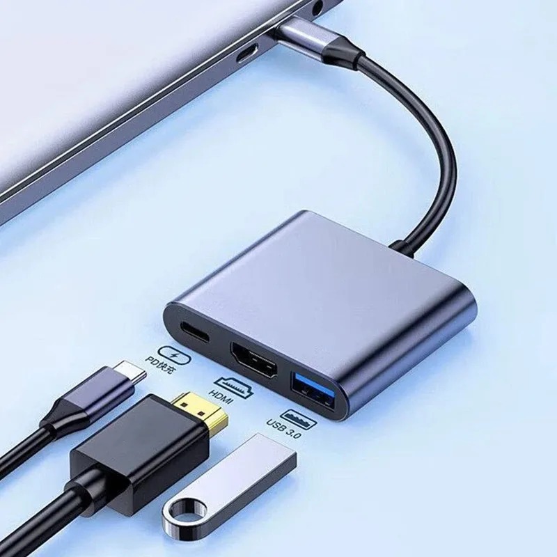 Usb Hub Type C - USB C HUB 3in1 Type C