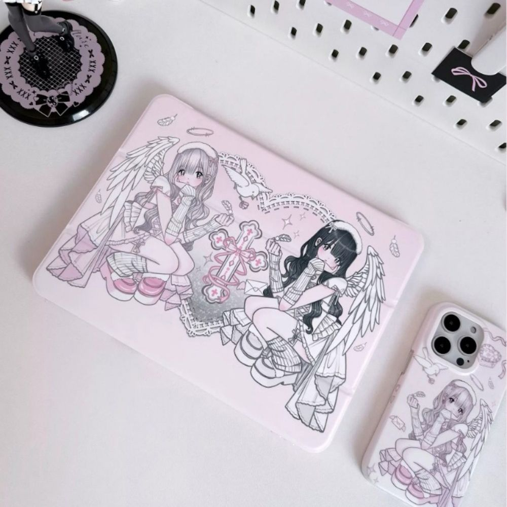 Anime Angel Girl Pink Y2K Tabl - огляд і ціна Cool Tablet Accessories
