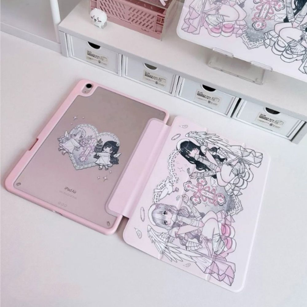 Anime Angel Girl Pink Y2K Tabl - огляд і ціна Cool Tablet Accessories
