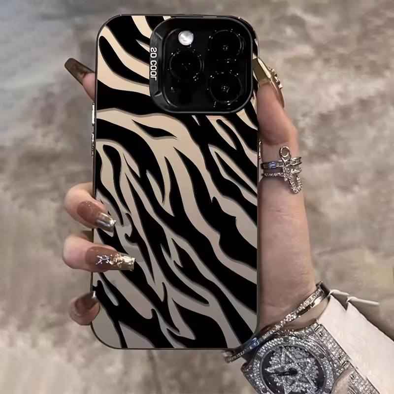 Zebra Pattern Black Advanced I - огляд і ціна Apple Iphone 15 Pro Max