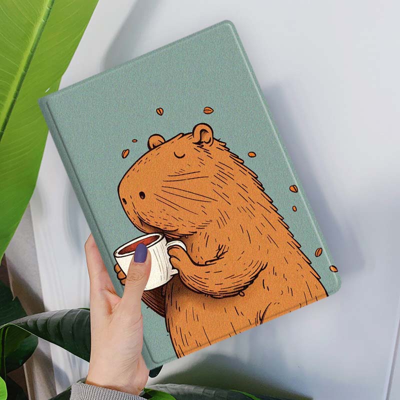 Cartoon Capybara Bubble Tea Fo - огляд і ціна Samsung Tablet S11 Accessories