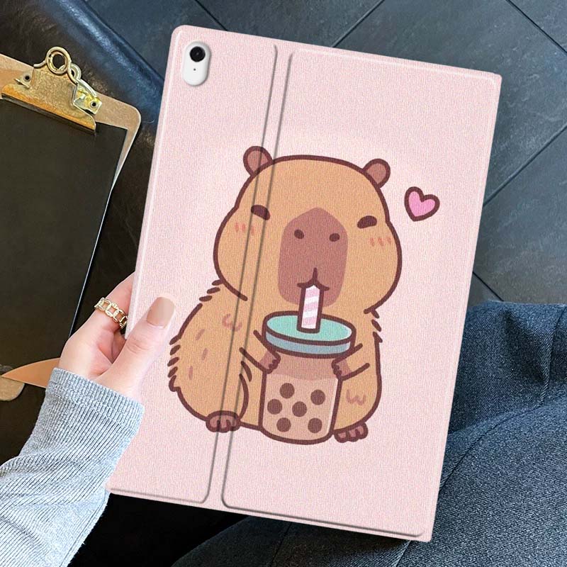 Cartoon Capybara Bubble Tea Fo - огляд і ціна Samsung Tablet S11 Accessories