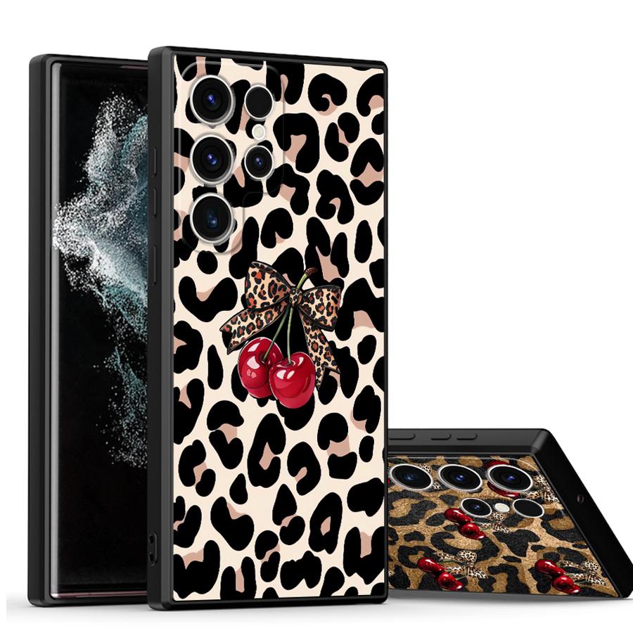 Leopard Cherry Funda Phone Cov - огляд і ціна Tablet S9 Fe Accessories