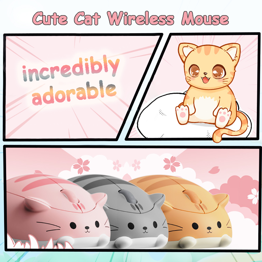 Cute Cat 2.4G Wireless Mouse C - огляд і ціна Kids Tablet With Accessories