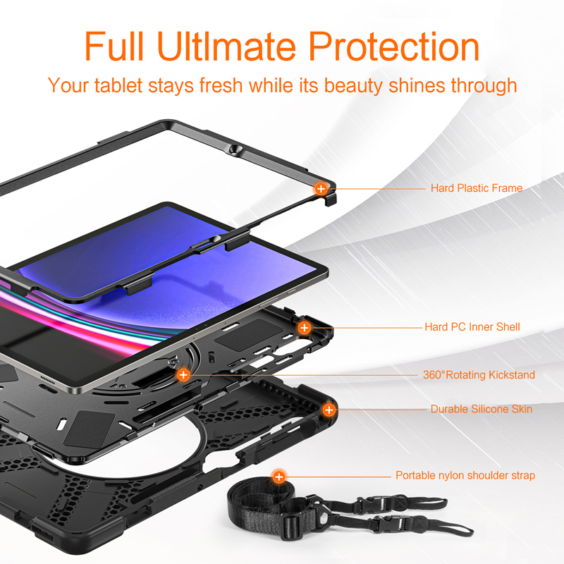 Heavy Duty Shockproof Case For - огляд і ціна Tablet S9 Fe Accessories