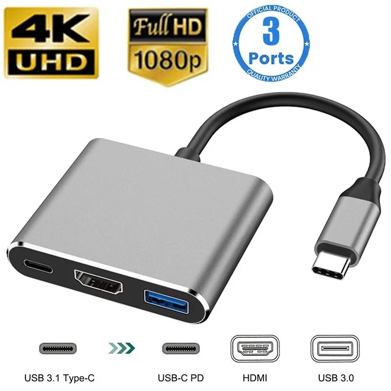 USB C HUB 3in1 Type C 3.0 to H - огляд і ціна Usb Hub Type C