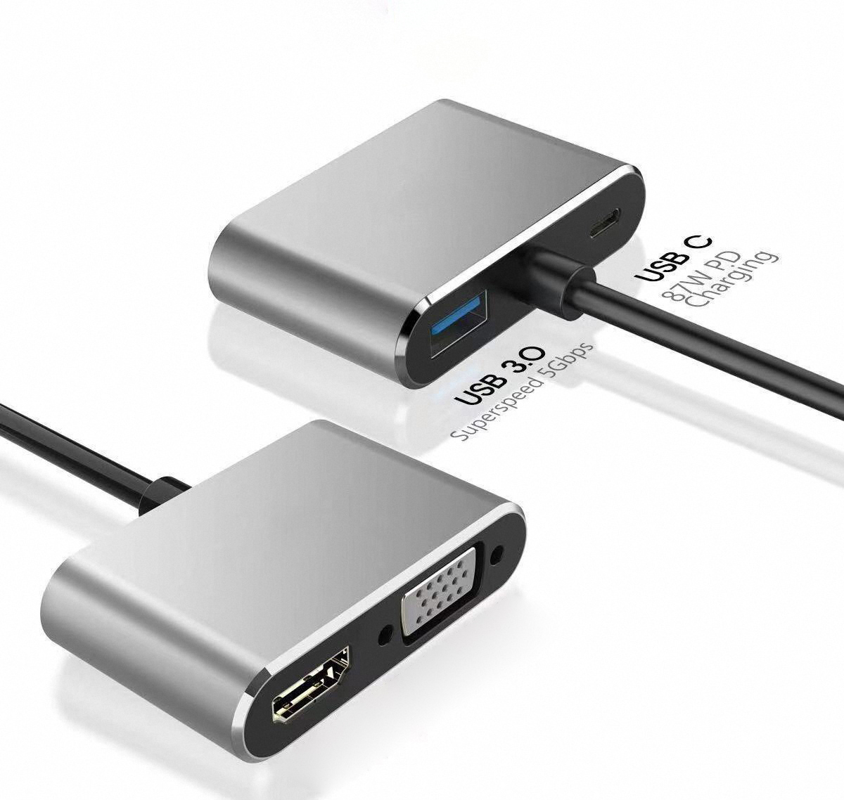 4K USB Type C to VGA 1080P USB - огляд і ціна Usb Hub Type C