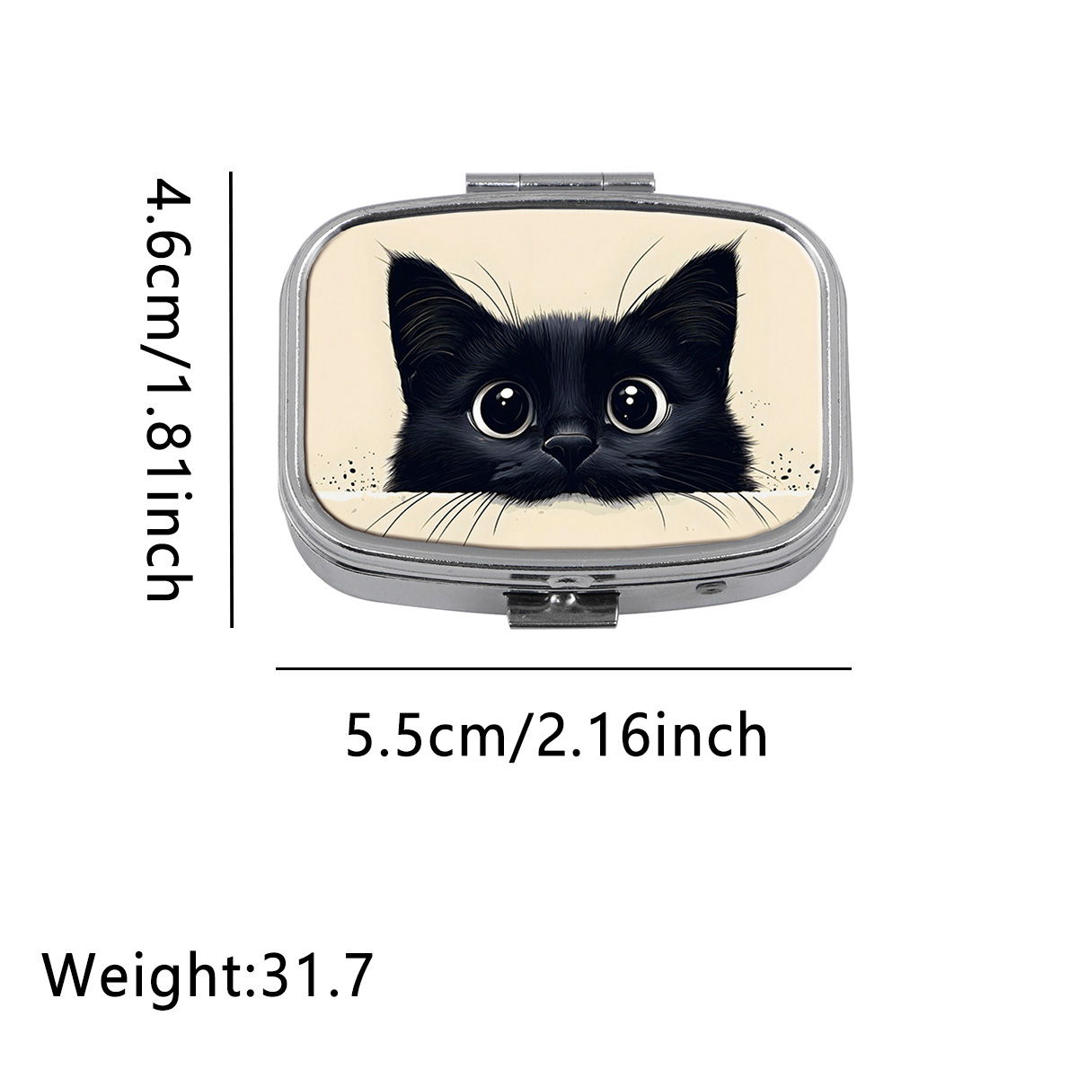 Cute Black Cat Travel Pill Org - огляд і ціна Boox Tablet Accessories