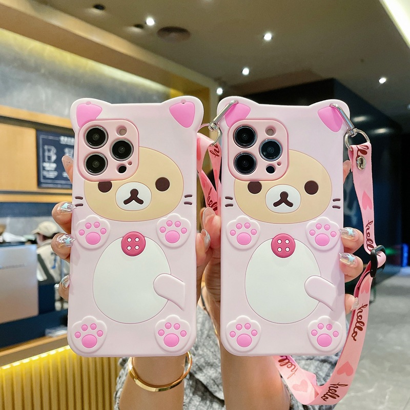 3D Cute Rilakkuma Bear For Sam - огляд і ціна Tablet S9 Fe Accessories